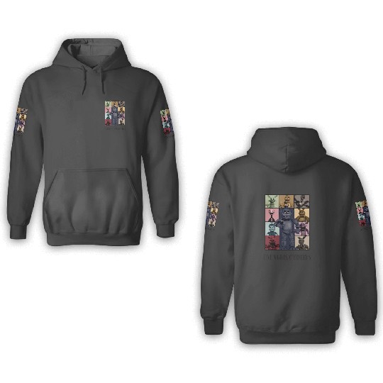 Five Nights At Freddys Eras Tour Essential 3D Hoodies
