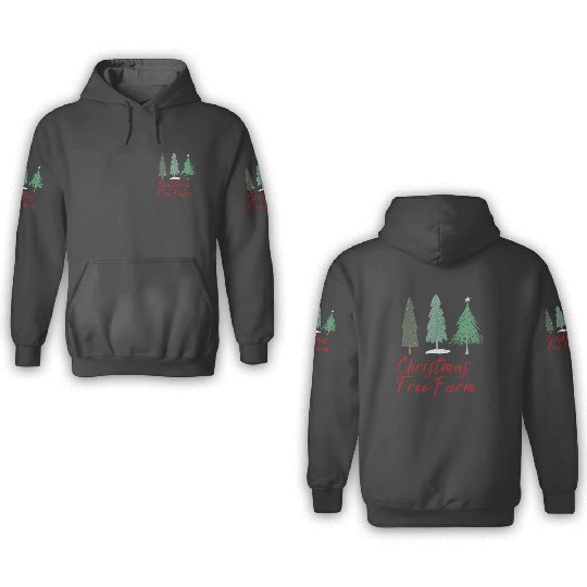 Discover Taylor Christmas Tree Farm 3D Hoodies