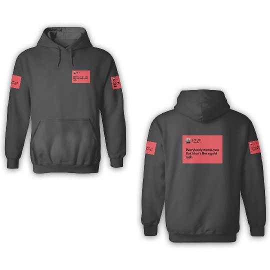 Discover Taylor Good Rush Lyrics 3D Hoodies