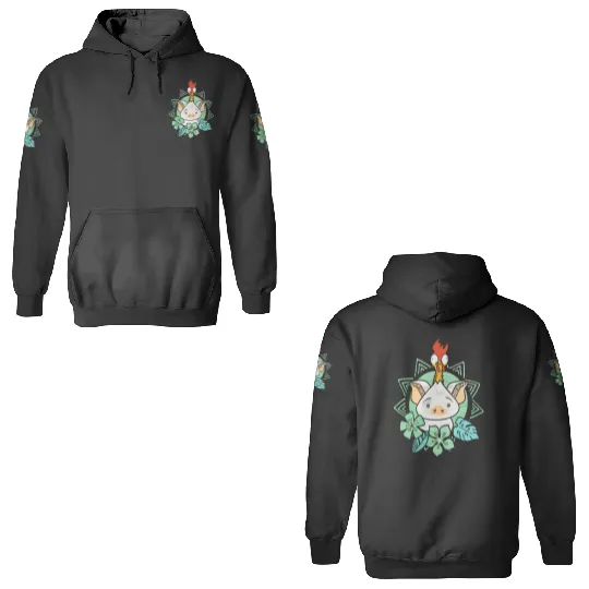 Disney Moana Pua Hei Hei Tropical Graphic 3D Hoodies