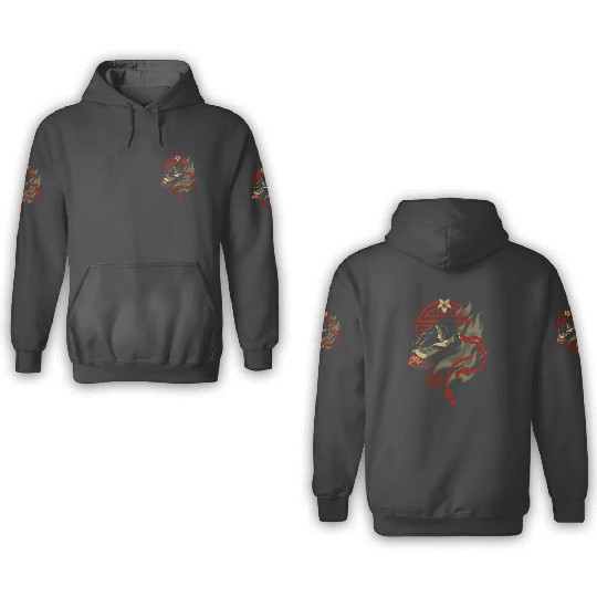 Disney Mulan Fighting Spirit Graphic 3D Hoodies