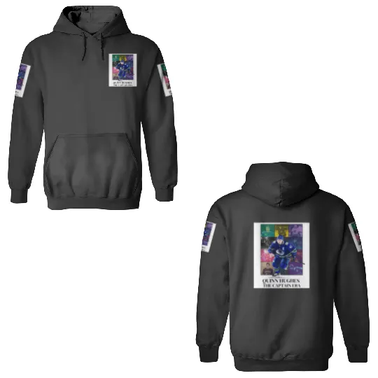 Quinn Hughes Eras Tour Vancouver Canucks Bigger Print 3D Hoodies