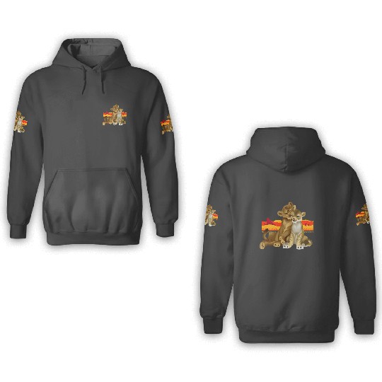 Disney The Lion King Young Simba Nala Live Action 3D Hoodies