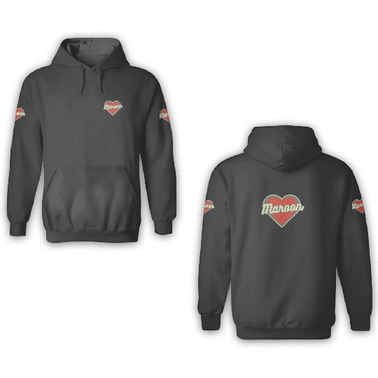 Discover Maroon Taylor Midnights 3D Hoodies