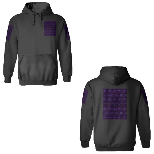 Disney Haunted Mansion purple glitter pattern Graphic 3D Hoodies