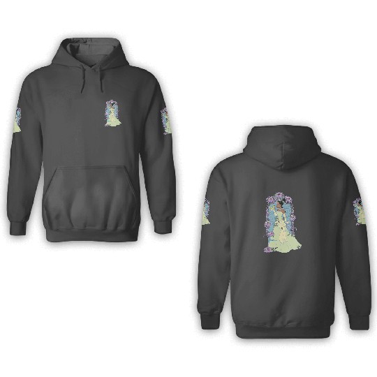 Disney Princess And The Frog Tiana Floral KISSss 3D Hoodies