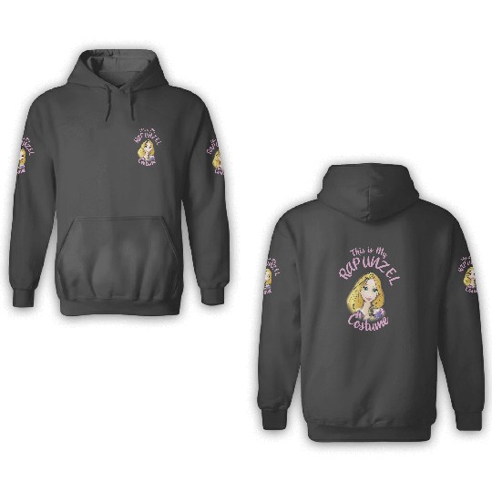 Disney Tangled Rapunzel This Is My Costume Halloween 3D Hoodies