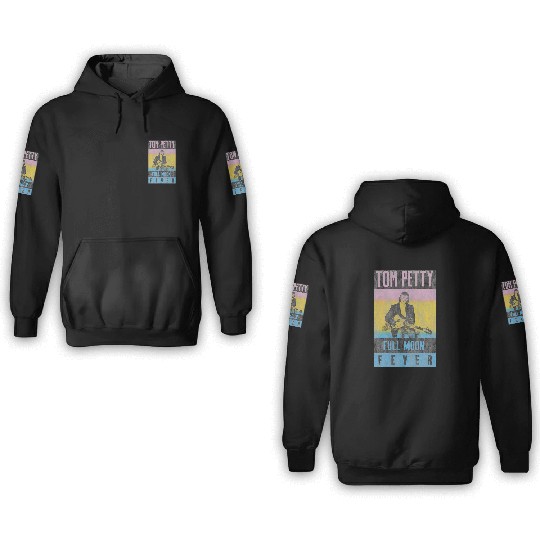 Tom Petty & The Heartbreakers Unisex 3D Hoodies: Full Moon Fever