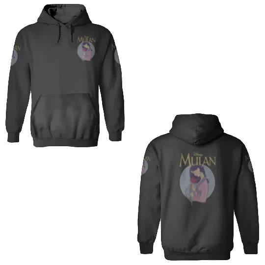 Disney Mulan Vintagess Style Profile 3D Hoodies