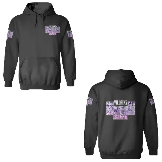 Disney Villains Periodic Table Of Villains Group Shot 3D Hoodies