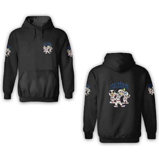 Disney Mickey Goofy Donald Space Explorers 3D Hoodies
