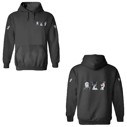 disney frozenss 2 Kristoff Sven and Olaf 3D Hoodies