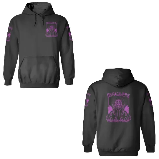 Dr. Faciliers Voodoo Emporium The Princess and the Frog Disney Villains Relaxed Fit 3D Hoodies