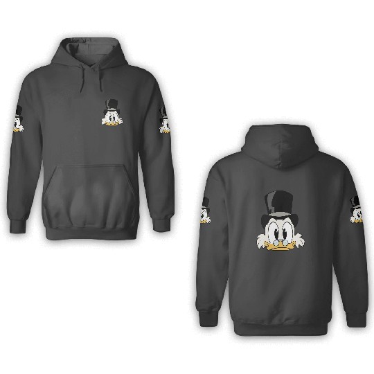 Disney DuckTales Scrooge McDuck Big Face 3D Hoodies