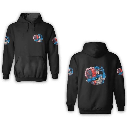 Batman Punch Out , Superhero , Marvel Disney 3D Hoodies
