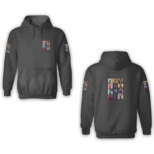 Five Nights At Freddys Eras Tour Essential 3D Hoodies