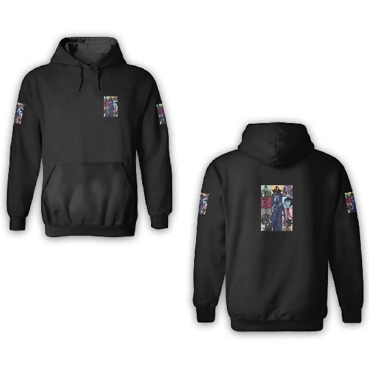 SpiderVerse Eras Tour with title 3D Hoodies