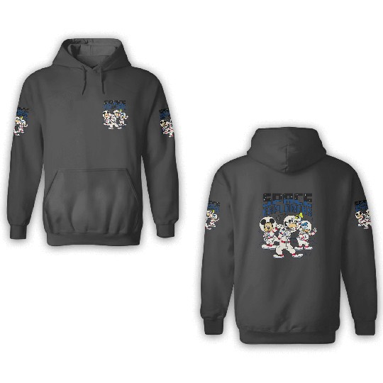 Disney Mickey Goofy Donald Space Explorers 3D Hoodies