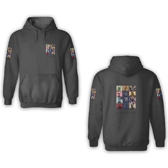 Five Nights At Freddys Eras Tour Essential 3D Hoodies