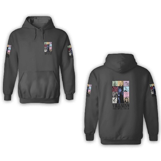 Villains Eras Tour 3D Hoodies