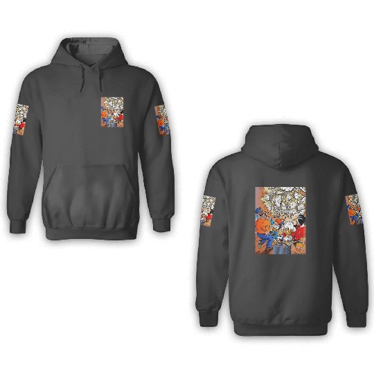 Scrooge McDuck  15SALE!! Mickey Retro Disney Shirt, Mickey Checkered Shirt, Vintage Disney, Retro Mickey, Mickey Gift S-5XL 3D Hoodies