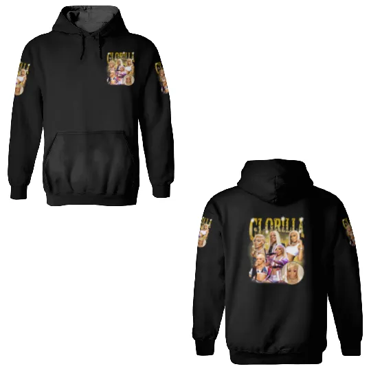 Retro Glorilla 3D Hoodies For Fan, Rapper Glorilla Unisex Clothing