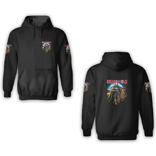 Helldivers 2 Game Inspired 3D Hoodies, Helldivers 3D Hoodies