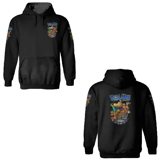 Dog Man 3D Hoodies, Dog Man 2025 3D Hoodies, Dogman Kids 3D Hoodies, Man Cat Kid 3D Hoodies