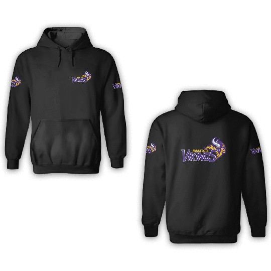 Minnesota Vikingss Logo 3D Hoodies