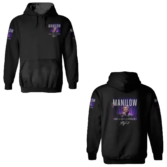 Discover NEW Manilows s Final Concerts Live in 2025 3D Hoodies