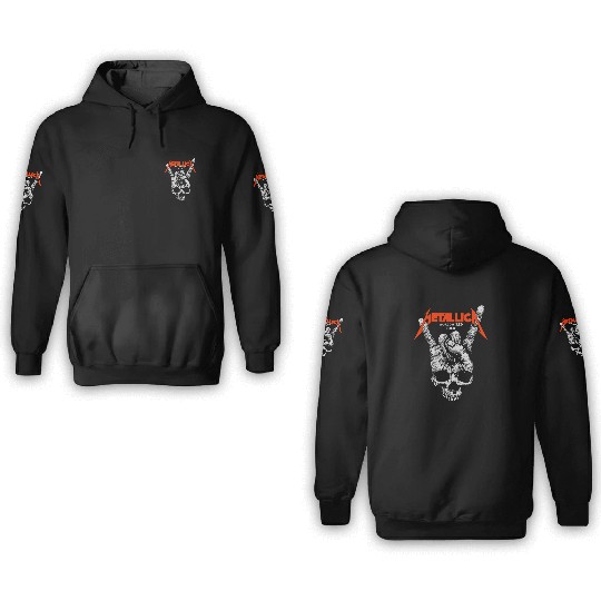M_etal_licas 25 Hot Rock Band Limited Design 3D Hoodies