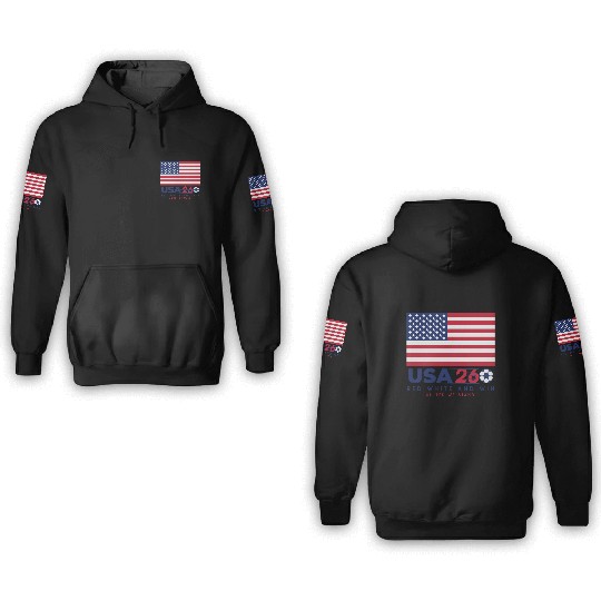 USA World Cup 2026 3D Hoodies US Soccer