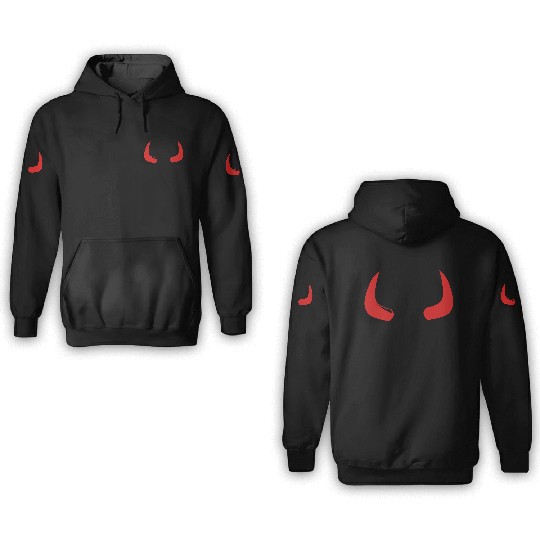 Devil Horns 3D Hoodies
