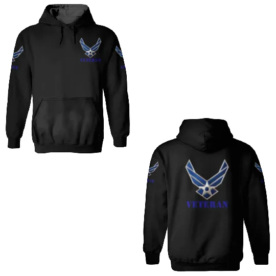 US Air Force Veteran 3D Hoodies