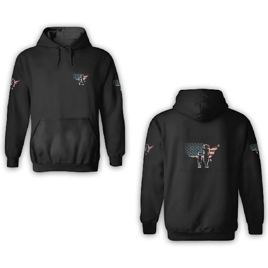 RED Friday (black letters) 3D Hoodies