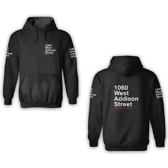 Wrigley Field 3D Hoodies