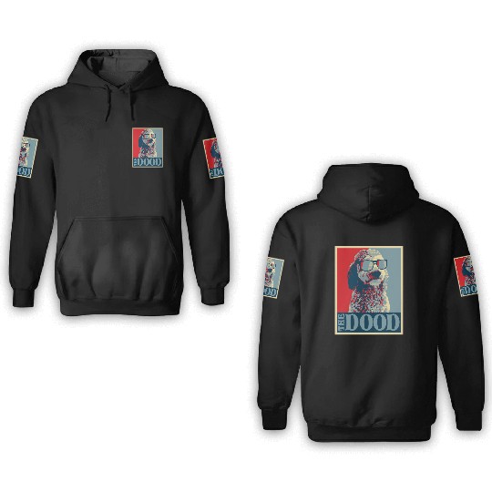 Goldendoodle The Dood 3D Hoodies