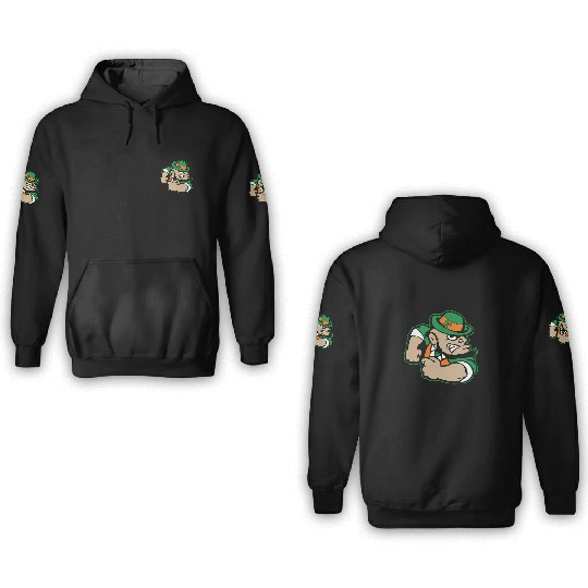Leprechan Icon 3D Hoodies