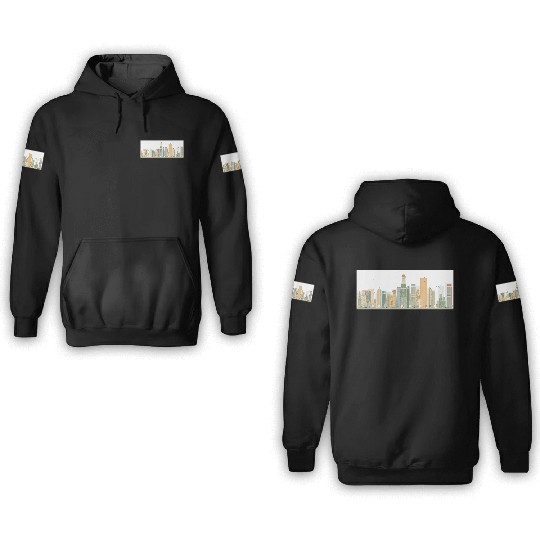 Hong kong 3D Hoodies