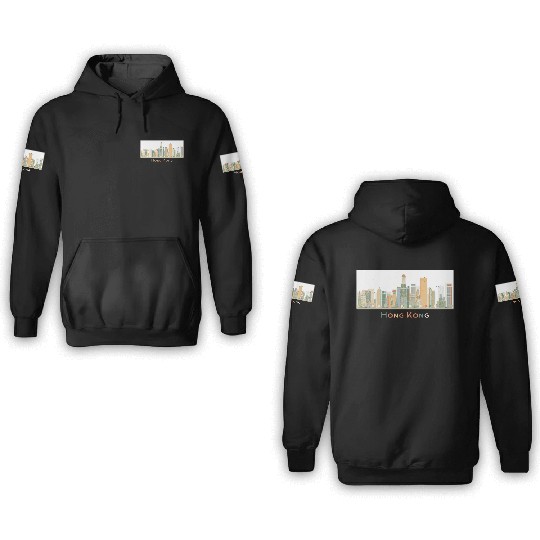 hongkong 3D Hoodies