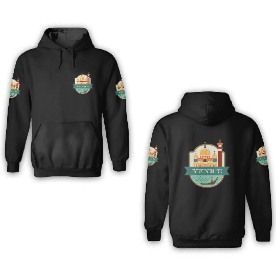 venice italy 3D Hoodies