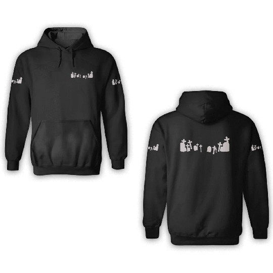 Graveyard 3D Hoodies