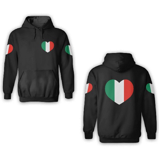 Love Italian football 3D Hoodies