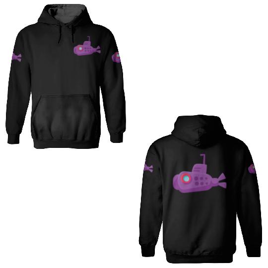 submarine 3D Hoodies