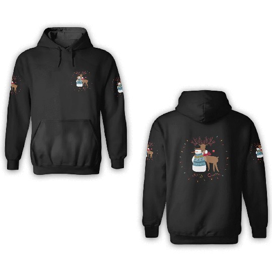 Snowman 3D Hoodies