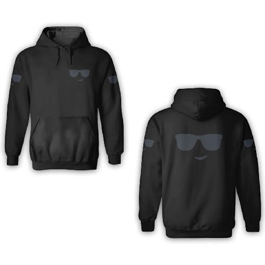 Smiley Face 3 3D Hoodies