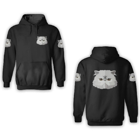 Cat face 3D Hoodies