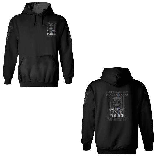 Oklahoma Highway Patrol Saint Michael Police Prayer 3D Hoodies