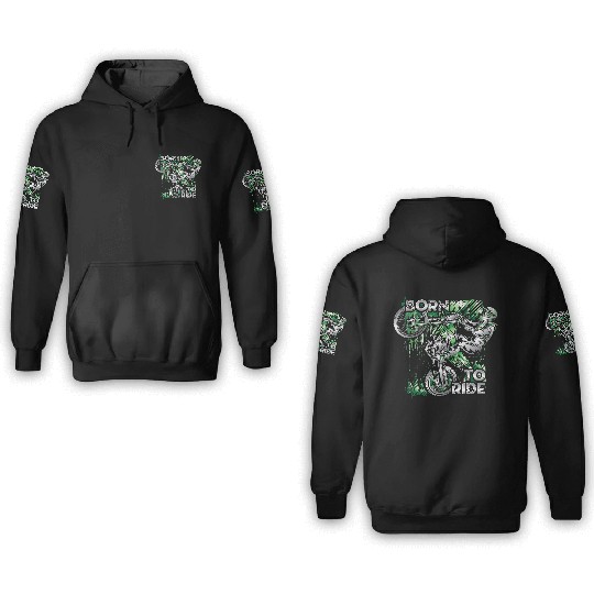 Supercross Born To Ride 3D Hoodies