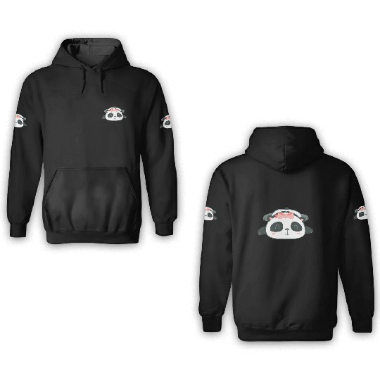 Sweet Panda Family Girl 13 3D Hoodies